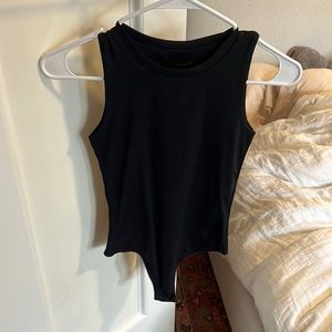 House of Harlow Black Sleeveless Bodysuit